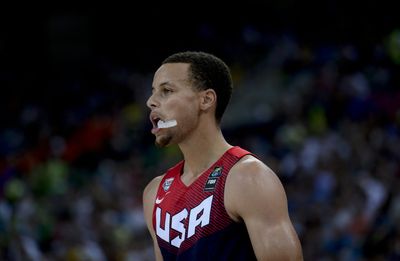 Steph Curry debuts new edition of signature shoe in Team USA colorways