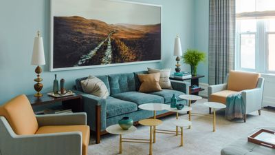 6 Light Blue Living Rooms That Find the Perfect Balance Between Cool and Cozy