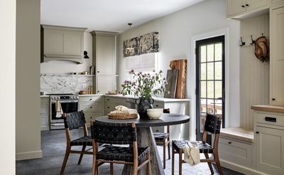 Before and After — A Small, Old-Fashioned Kitchen Transformed by Timelessly Elegant Cabinets