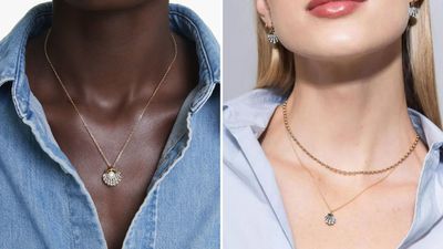 This Swarovski necklace on Amazon is a fraction of the price of the shell-shaped style loved by A-listers