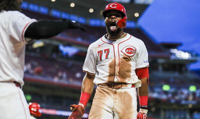 ‘DESTROYED!’ Reds rookie Rece Hinds is out here obliterating baseballs with 450-foot home runs