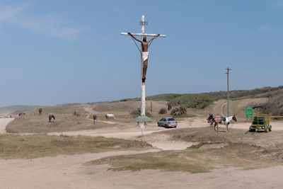 A giant crucifix on an Argentinian beach – Andreas Billman’s best photograph