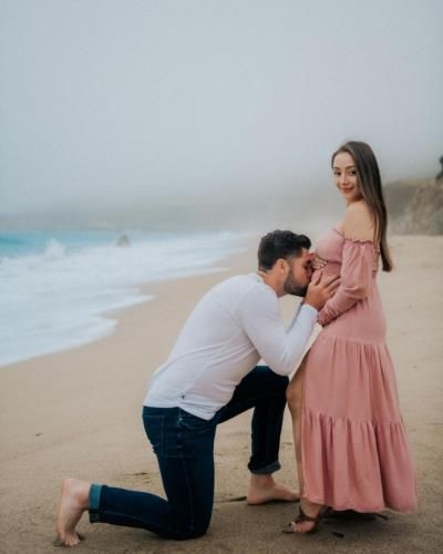 Austin Wynns And Wife Enjoying Tranquil Beach Moment Together