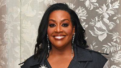 Alison Hammond's universally flattering burnt orange blouse is the overcast weather antidote every capsule wardrobe needs