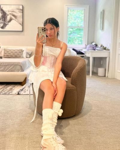 Txunamy Ortiz Stuns In Stylish White Outfit Photoshoot On Instagram