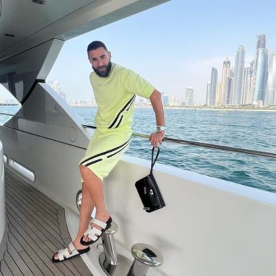 Karim Benzema Relaxing On A Luxurious Cruise Ship Vacation