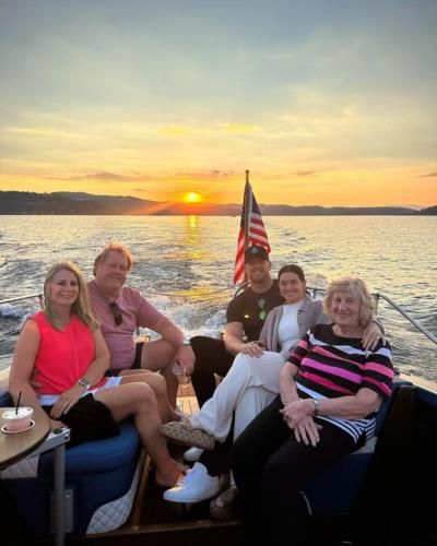 J.J. Watt Enjoys Sunset Boat Ride With Family