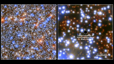 Hubble Space Telescope finds closest massive black hole to Earth — a cosmic clue frozen in time