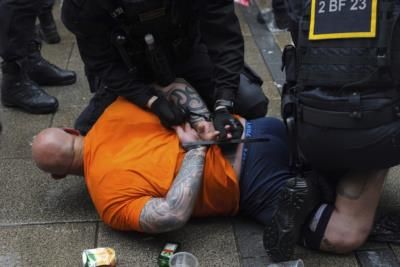 Clashes Between England And Netherlands Fans Ahead Of Euro 2024 Semifinal
