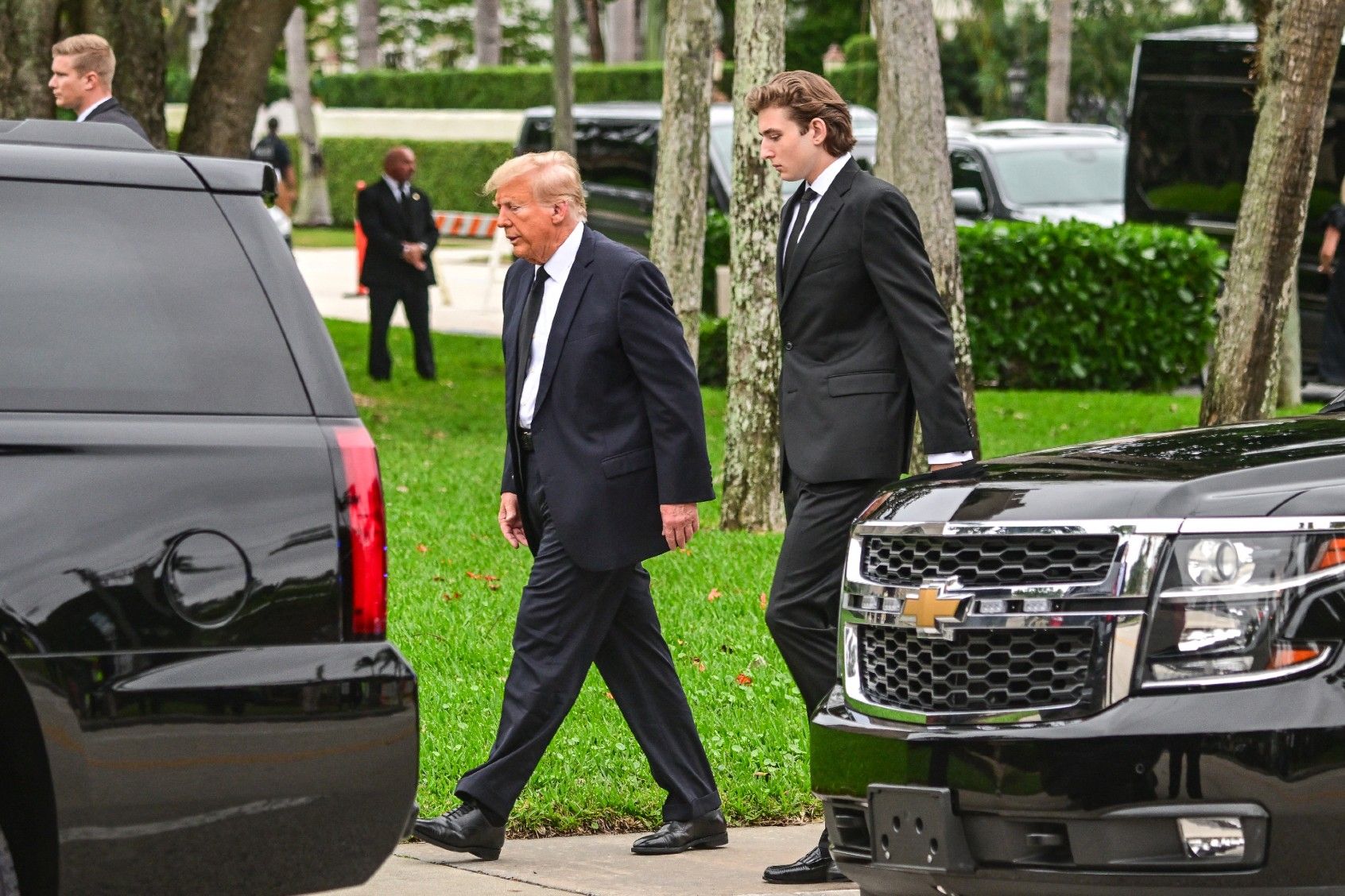 Barron Trump makes campaign debut