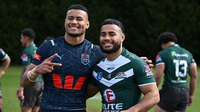 Crichton brothers face off in NSW Origin warm up