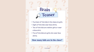 Brain teaser: Can you solve this simple maths test in 30 seconds?