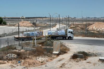 Commercial Goods Trucked Into Gaza After Aid Logjams