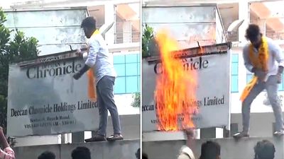 ‘Vicious culture’: BJP condemns TDP workers’ attack on Deccan Chronicle’s office