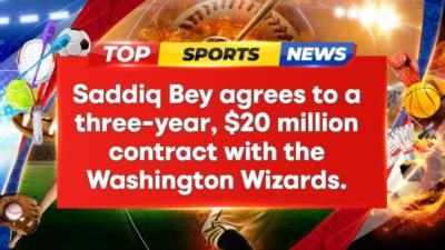 Saddiq Bey Agrees To  Million Deal With Washington Wizards