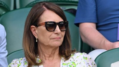 Carole Middleton is all about style and practicality with genius accessory and spacious raffia tote at Wimbledon