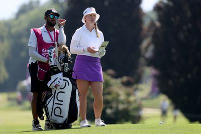 Weeks after turning professional, Ingrid Lindblad cards 64 at Evian to lead first LPGA event as a pro