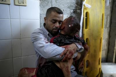 Father's Unbearable Grief: Son Killed In Gaza Airstrike