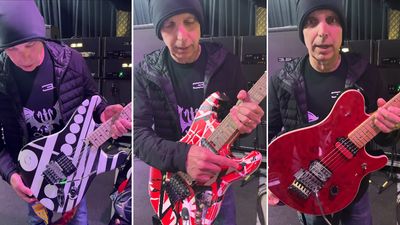 “I’m sure people will say, ‘What’s this doing here?’” Joe Satriani reveals the one mod he’s made to all his EVH guitars ahead of the Best of All Worlds tour – and the vintage Music Man Wolfgang he’s taking on the road