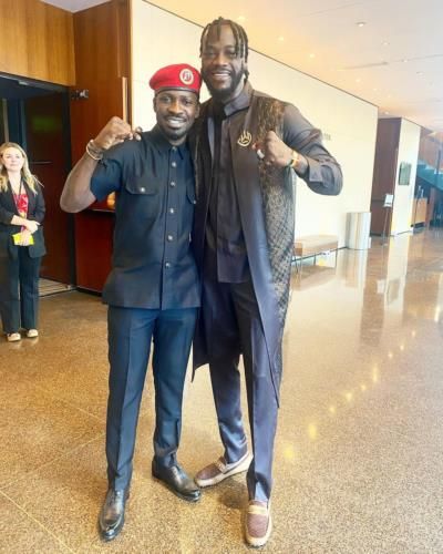 Celebrating Friendship: Deontay Wilder And His Companion