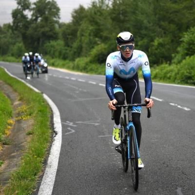 Matteo Jorgenson Showcasing Determination And Skill In Cycling