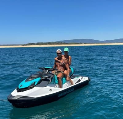 Georgina Rodríguez Enjoys Jet Ski Ride With Cristiano Ronaldo