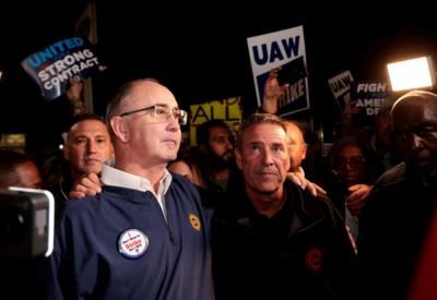 UAW President Shawn Fain Expresses Concerns About Biden's Electability