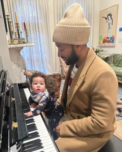 John Legend's Heartwarming Moment Dancing With Baby To Music