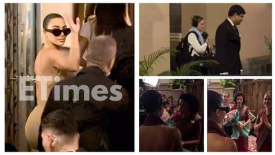 Anant Ambani and Radhika Merchant's wedding to feature in 'Keeping Up With The Kardashians'? Kim and Khloe spotted with filming crew - Pics