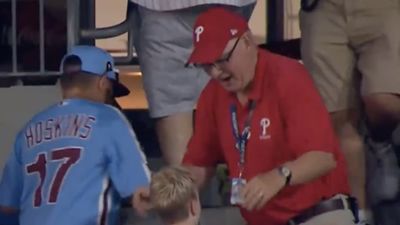 Phillies Usher Had Cool Gesture for Family Who Missed Kyle Schwarber Home Run Ball