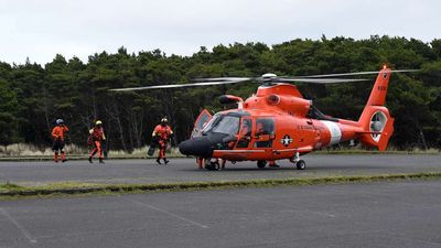 Coast Guard rescue blind hiker and guide dog after days stranded on baking Oregon trail