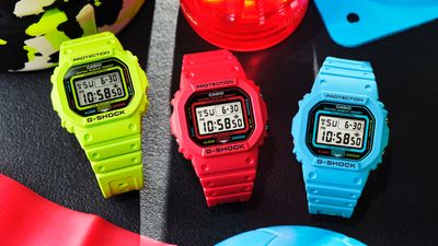 New Casio G-Shock gives the classic square case a pop of intense colour