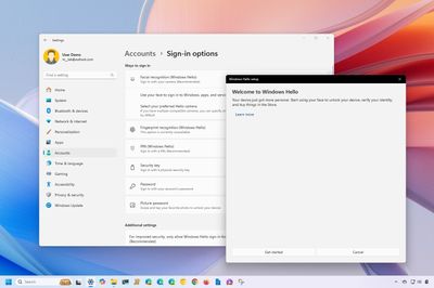 How to configure Windows Hello authentication on Windows 11