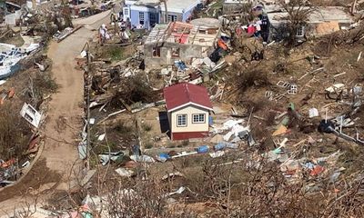 Solitary wooden house on Union Island escapes fury of Hurricane Beryl