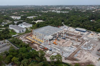 Photos: Construction of the TGL’s new SoFi Center is underway in Florida