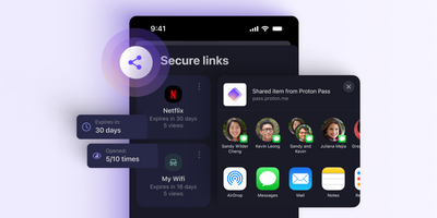 Proton Pass introduces Secure Links for safe password sharing