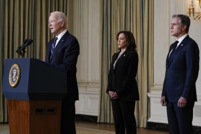 Biden And Harris Launch Offensive Tying Trump To Project 2025