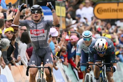 Tour de France: Jasper Philipsen powers to stage 13 victory in Pau ahead of Van Aert