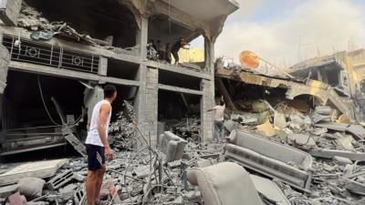 Israeli Military Offensive In Gaza Leaves 50 Palestinians Dead
