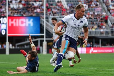 Duhan van der Merwe equals try-scoring record as Scotland beat the USA