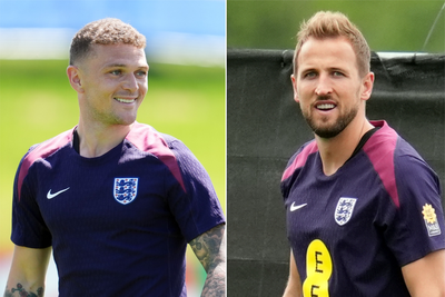 Full England squad trains ahead of Euro 2024 final against Spain