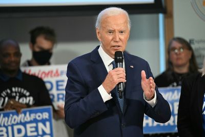 US President Biden Criticizes Project 2025 At Rally In Michigan