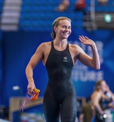 Ariarne Titmus Stuns In Striking Black Swimwear