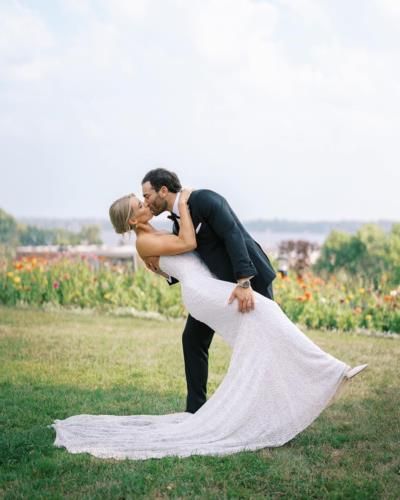 Luke Kunin And Wife Share Romantic Kiss On Wedding Day