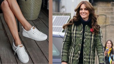 We can see Kate Middleton loving these ultra chic, ‘eco-conscious’ white trainers – and they're available at M&S