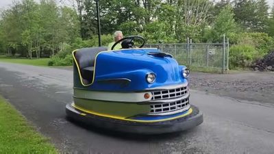 This Comically Large, Road-Legal Bumper Car Is Actually a Rear-Engine Trike