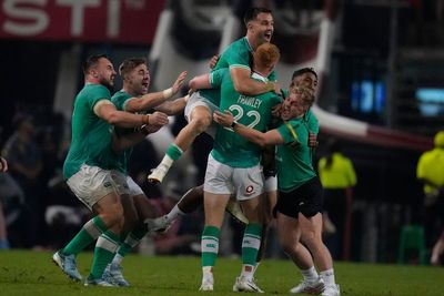 Ciaran Frawley revels in match-winning contribution as Ireland stun South Africa