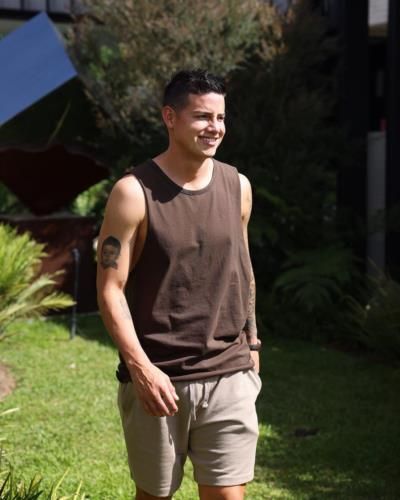 James Rodríguez Flaunts Relaxed Style In Casual Outfit Photos