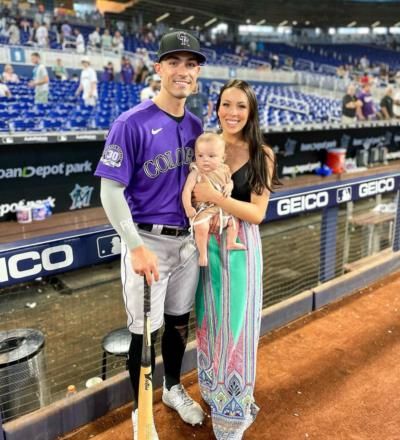 Randal Grichuk And Family Enjoying Game Day Together