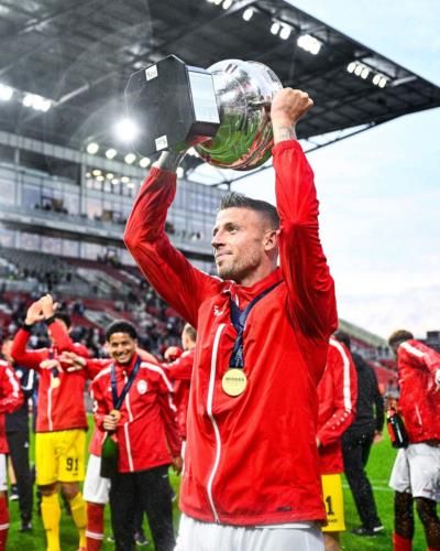 Toby Alderweireld Celebrates Victory With Teammates